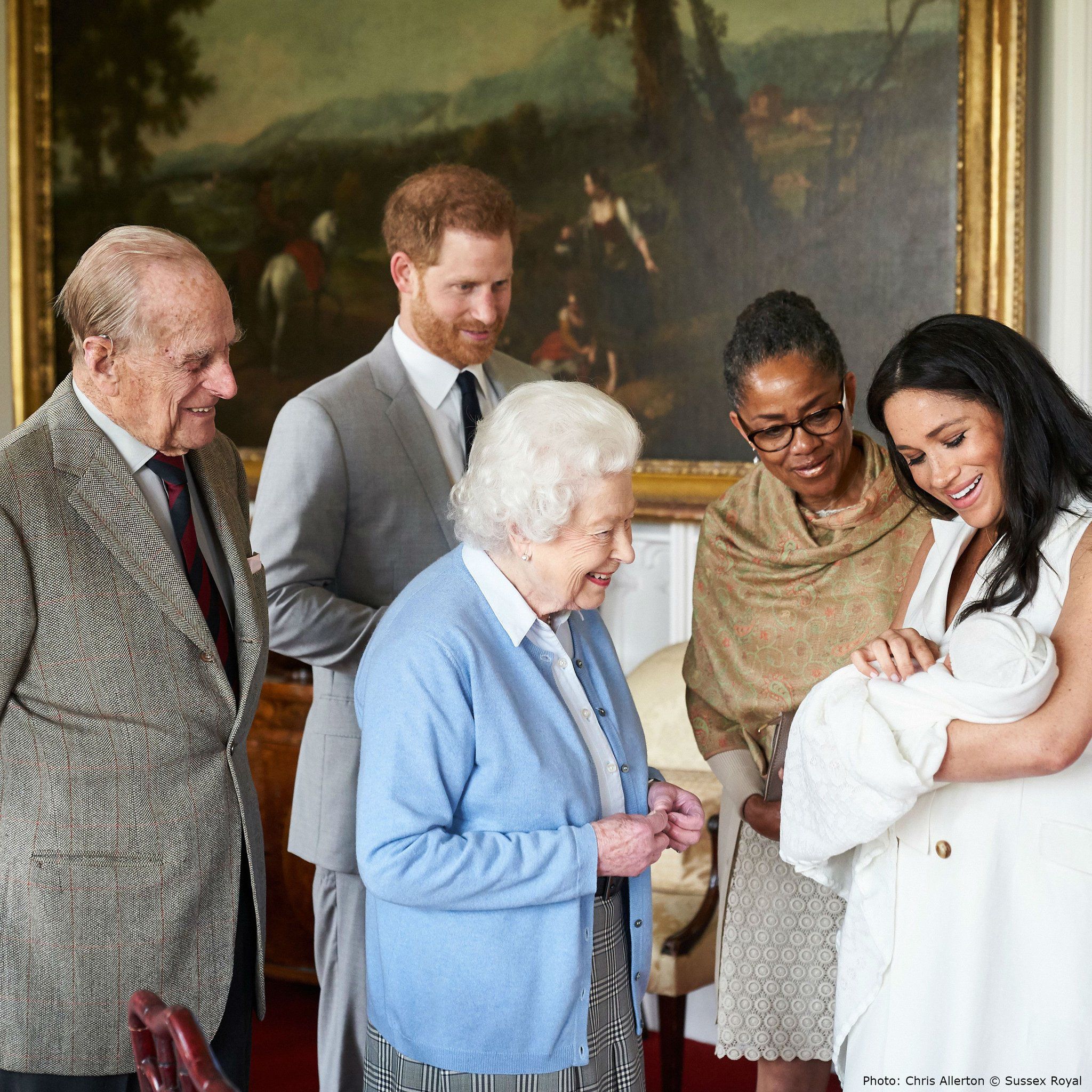 Os Windsors e o novo bébé real britânico