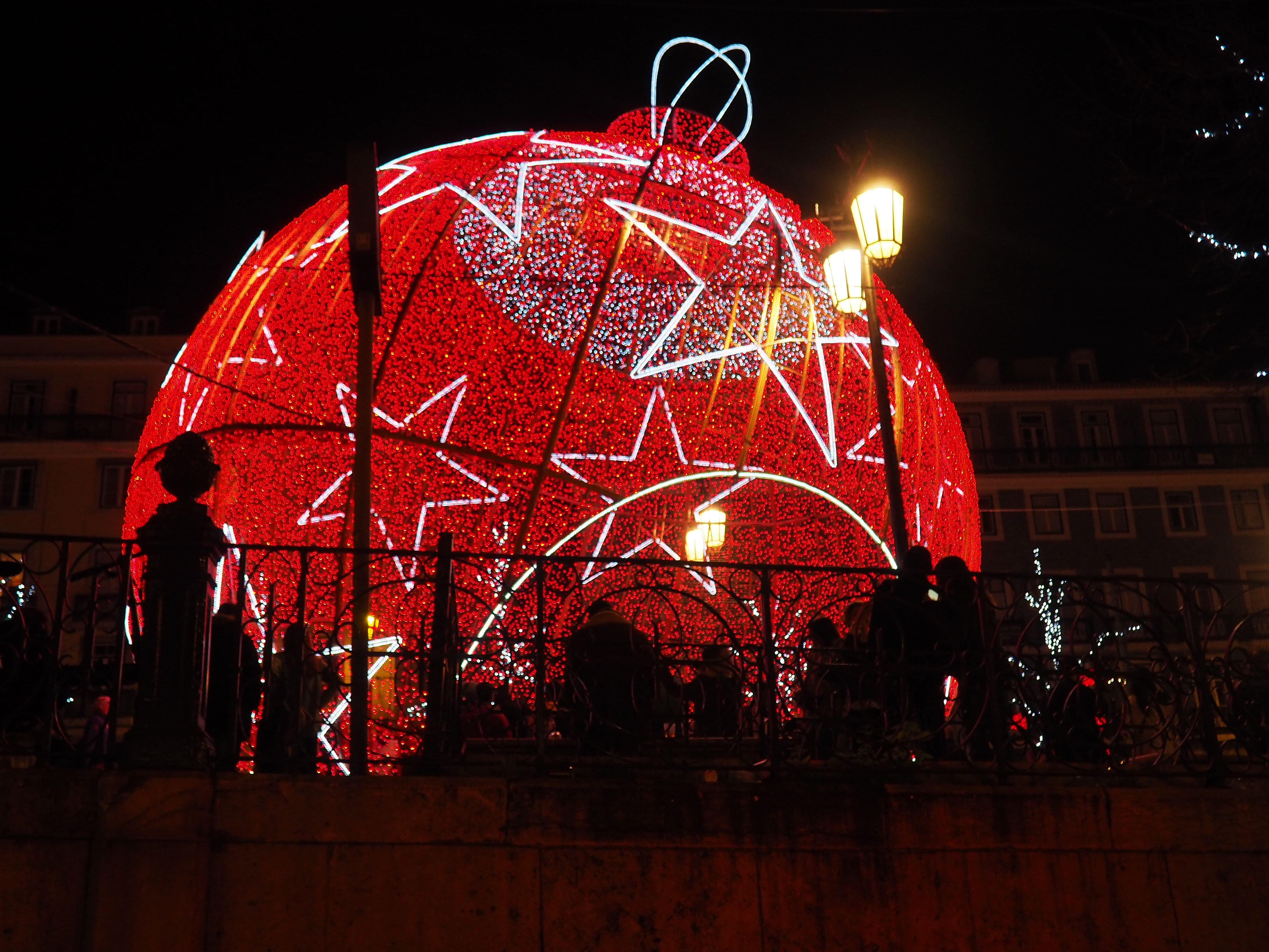 Boas Festas com as luzes de Lisboa