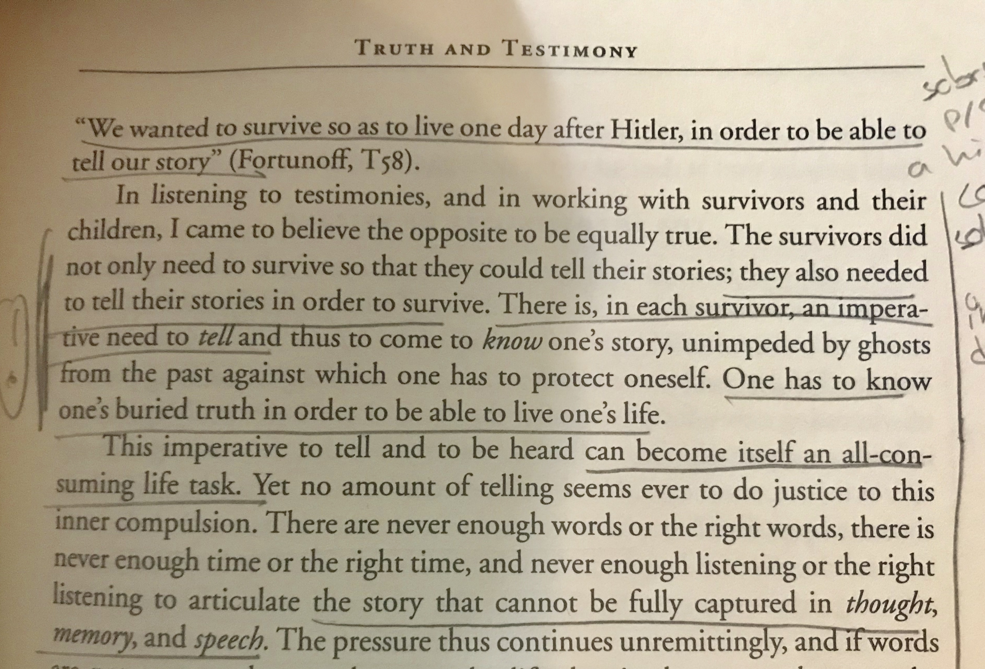 Holocausto e as crises do testemunho