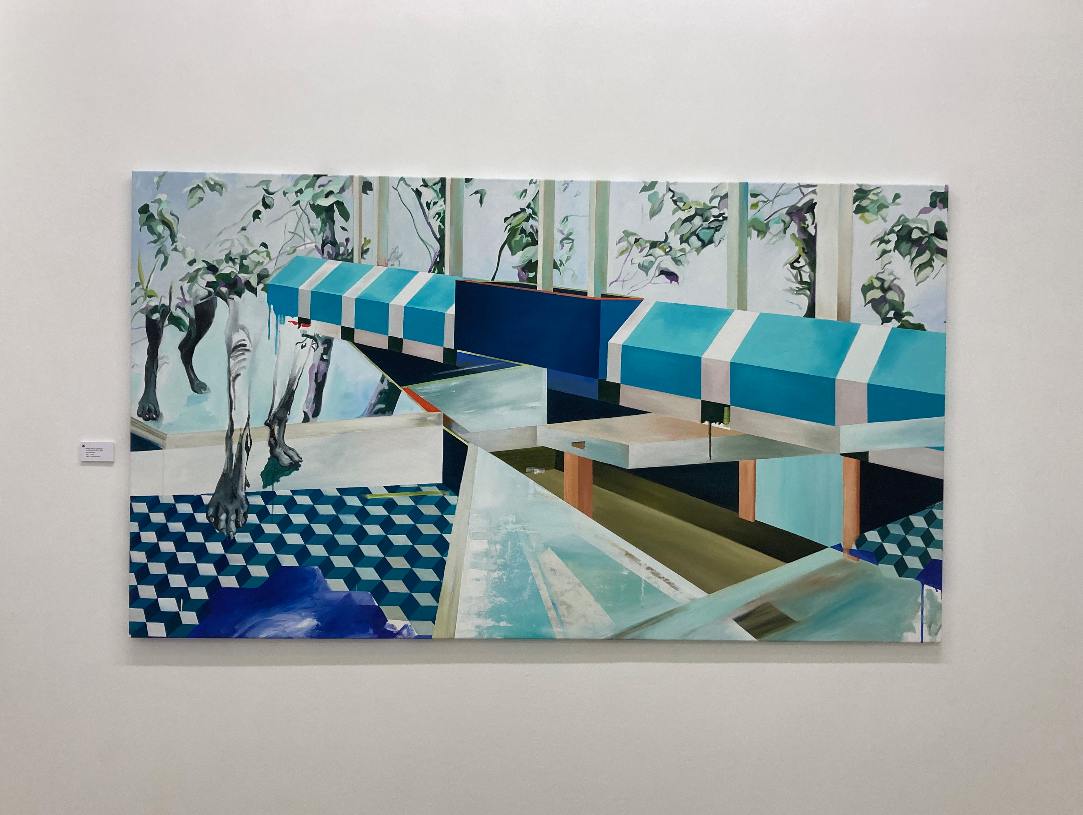 Paula Sousa Cardoso, uma pintora que sobrepõe dimensões e distâncias